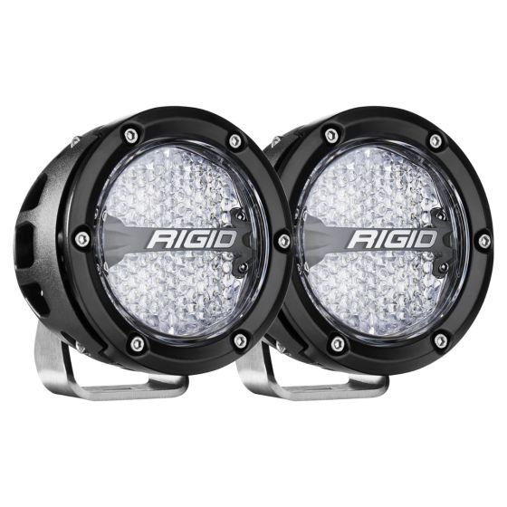 Rigid Industries RIGID 360-SERIES 4 OFF-ROAD LAMP DIFFUSED BEAM RGBW BACKLIGHT SET 2 36400 | 36400