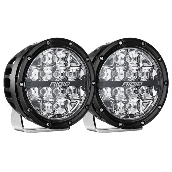 Rigid Industries RIGID 360-SERIES 6 OFF-ROAD LAMP SPOT BEAM RGBW BACKLIGHT SET 2 36412 | 36412
