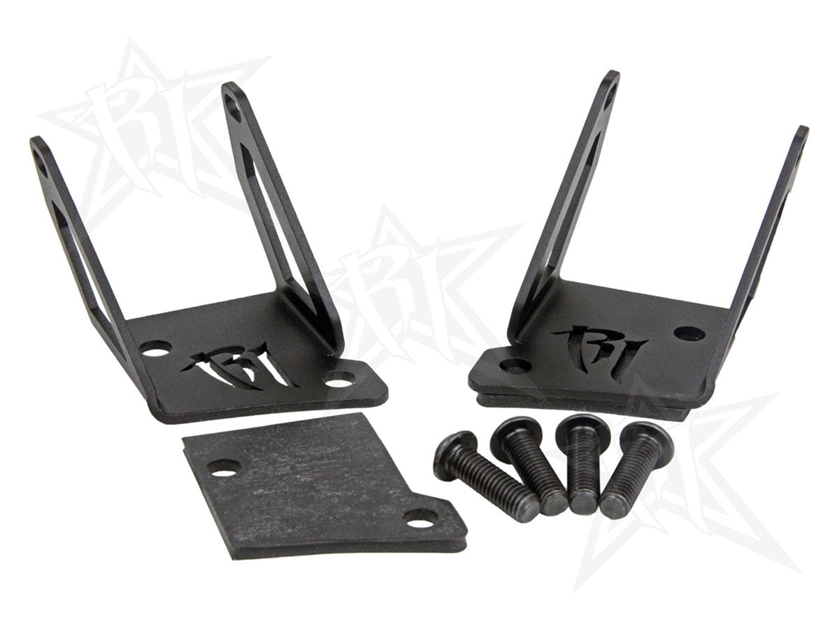 Rigid Industries 2007-2015 Jeep JK A-Pillar Mount Kit, Fits D-Series or Radiance POD Lights - 40331