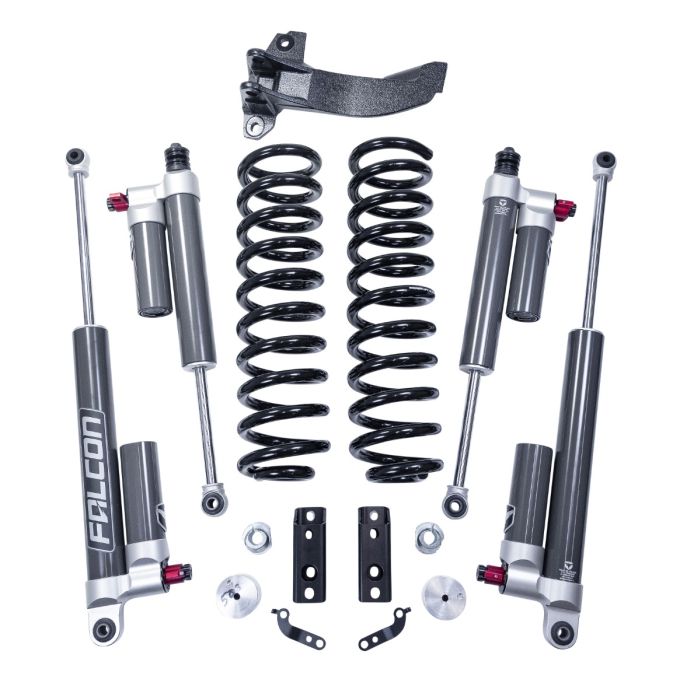 ReadyLift Suspension ReadyLIFT 2.5 Coil Spring Front Lift Kit with Falcon 3.3 Front and Rear Shocks and Front Track Bar Bracket 46-20255 | RLS46-20255