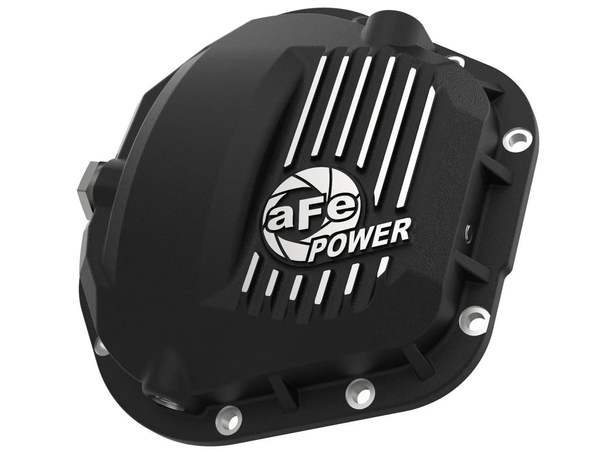 aFe Power aFe Power Ford F-250F-350 99-23 Dana 50 Dana 60 Dana 61 Axles Pro Series Dana 60 Front Differential Cover Black w Machined Fins 46-71100B | 46-71100B