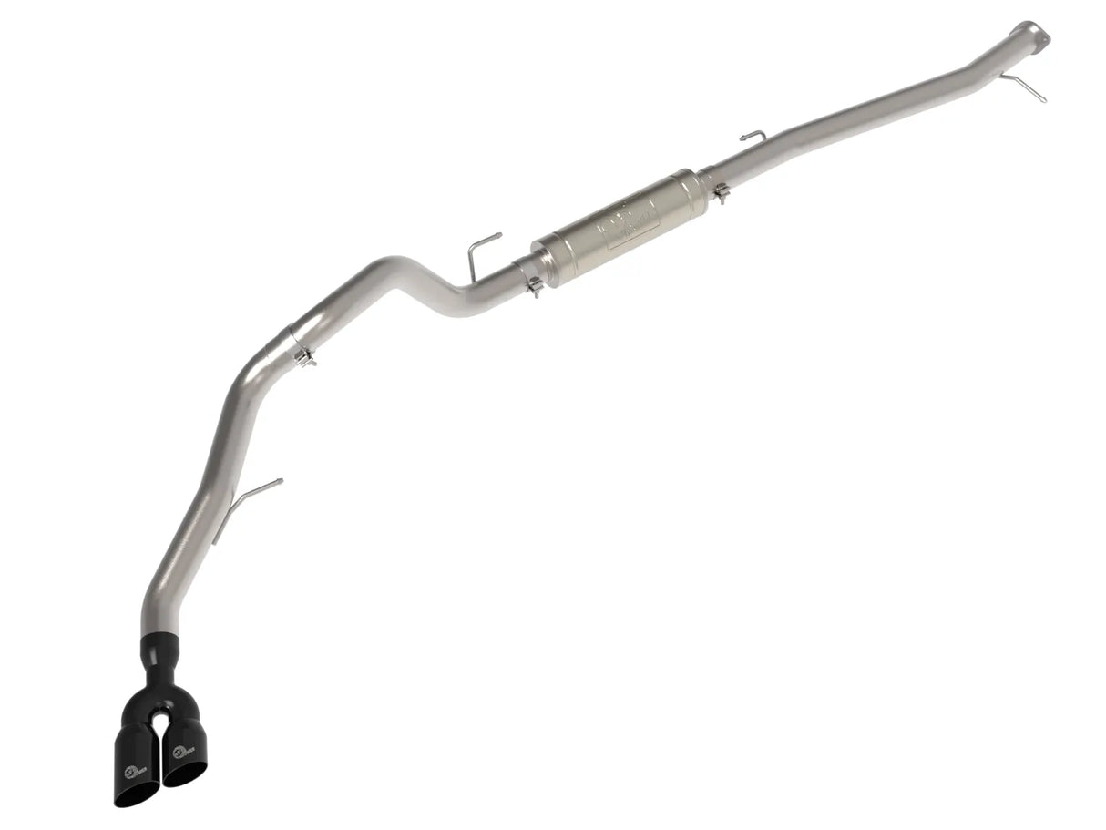 aFe Power aFe Power Ford RangerRanger Raptor 22-26 L4-2.0L td Vulcan Series 3 IN Stainless Steel Rear Exit Exhaust System w Black Tip 49-33156-B | 49-33156-B