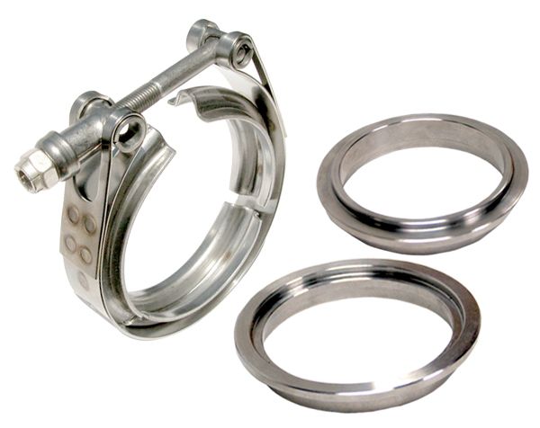Pacific Engineering PPE Power 3.5 V-Band - 3 piece Set (1C 1M 1F) - Standard Clamp 304 Stainless Steel Flanges 517335003 | 517335003