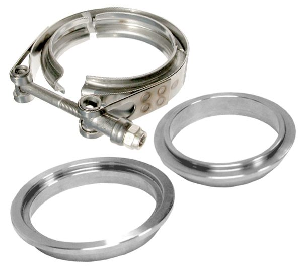 Pacific Engineering PPE Power 3 V-Band 3 piece Set (1C 1M 1F) - Standard Clamp Aluminum Flanges 517430003 | 517430003