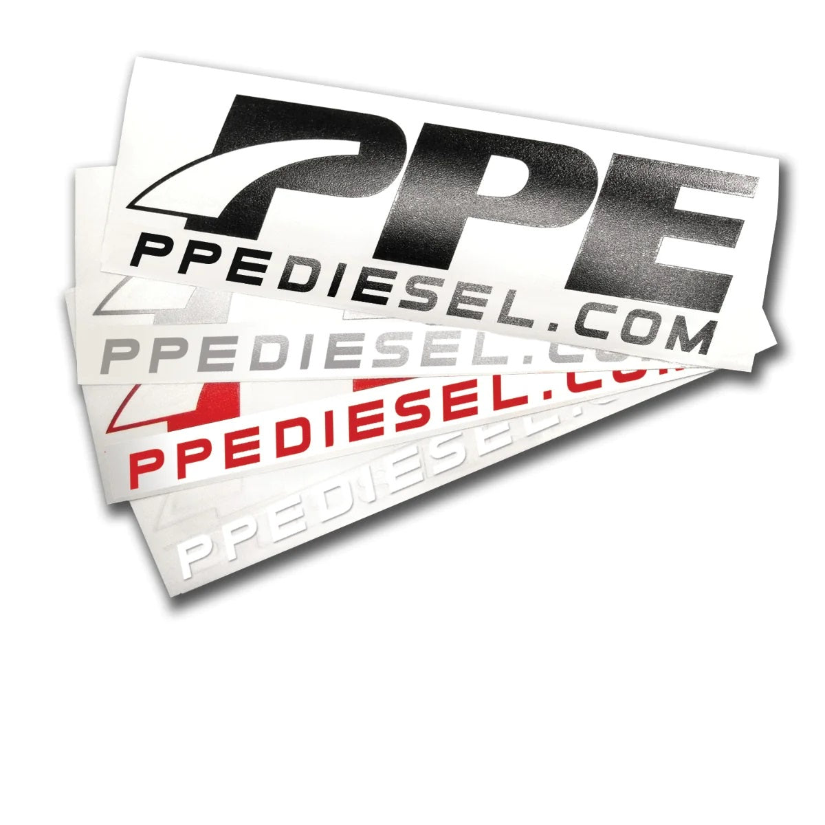 Pacific Engineering PPE Power PPE Cut Vinyl Sticker - 8.5x2.5 Silver 588001202 | 588001202