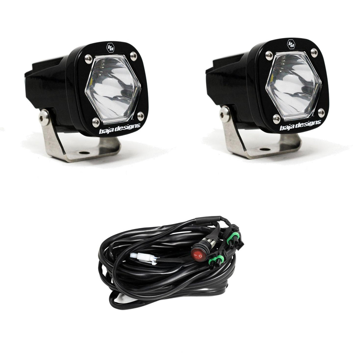 Baja Designs Baja Designs S1 Single Rock Guard Black 388001 | 388001