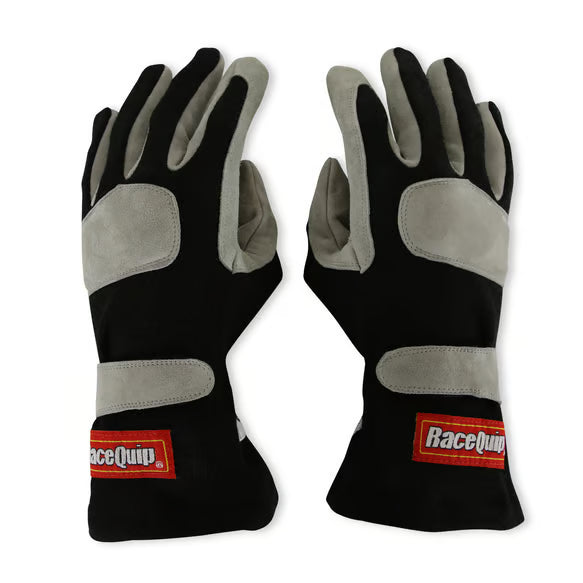 RaceQuip (Holley) RaceQuip 1-LYR SFI-1 GLOVE LRG BLACK 351005RQP | 351005RQP