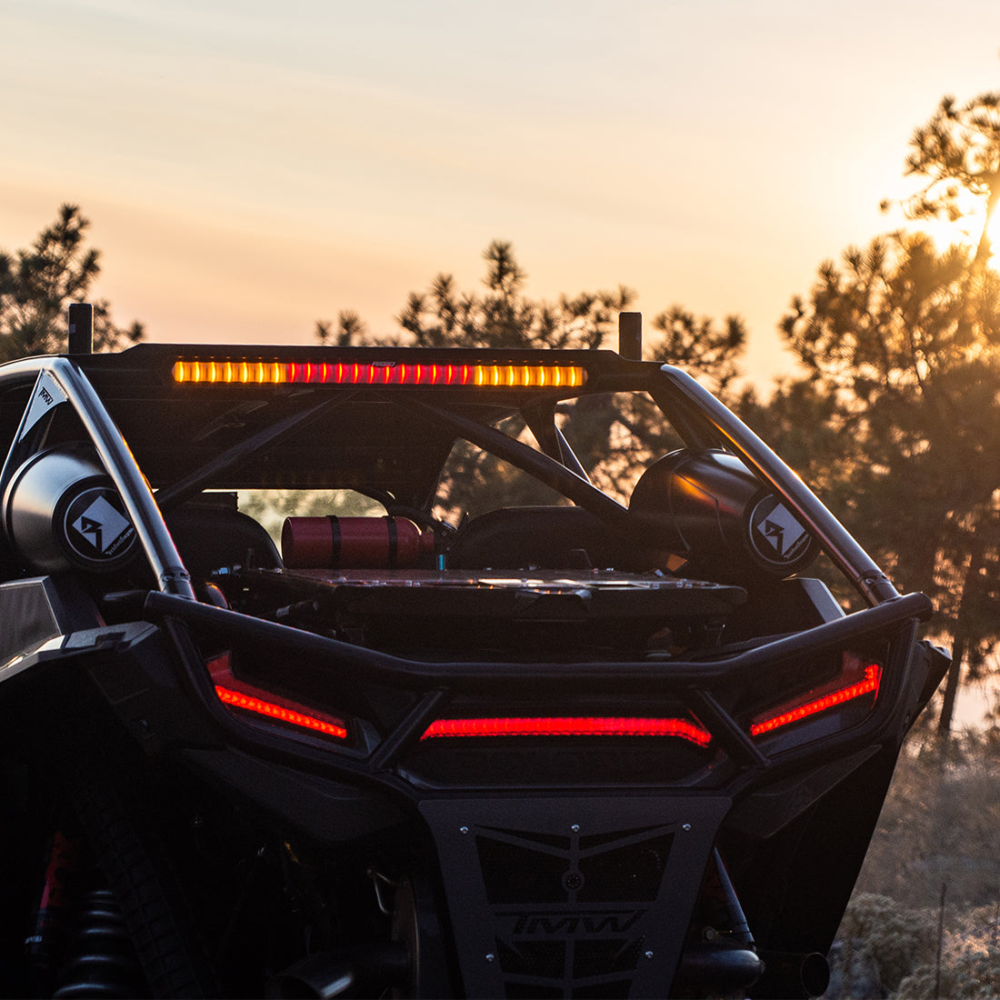 Rigid Industries RIGID CHASE REAR FACING 27 MODE 5 COLOR LED LIGHT BAR 28 INCH TUBE MOUNT 901801 | 901801