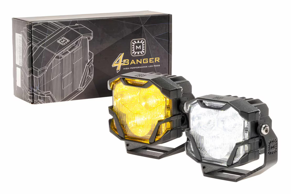 Morimoto Morimoto 4Banger 2.0 NCS LED Pods (Combo White Set) BAF003.2 | BAF003.2