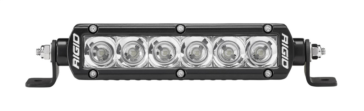 Rigid Industries SR-Series PRO LED Light, Flood Optic, 6 Inch, Black Housing - 906113