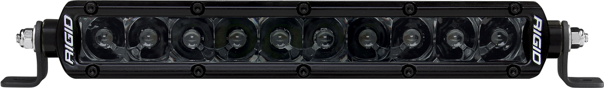 Rigid Industries SR-Series PRO Midnight Edition LED Light, Spot Optic, 10 Inch - 910213BLK