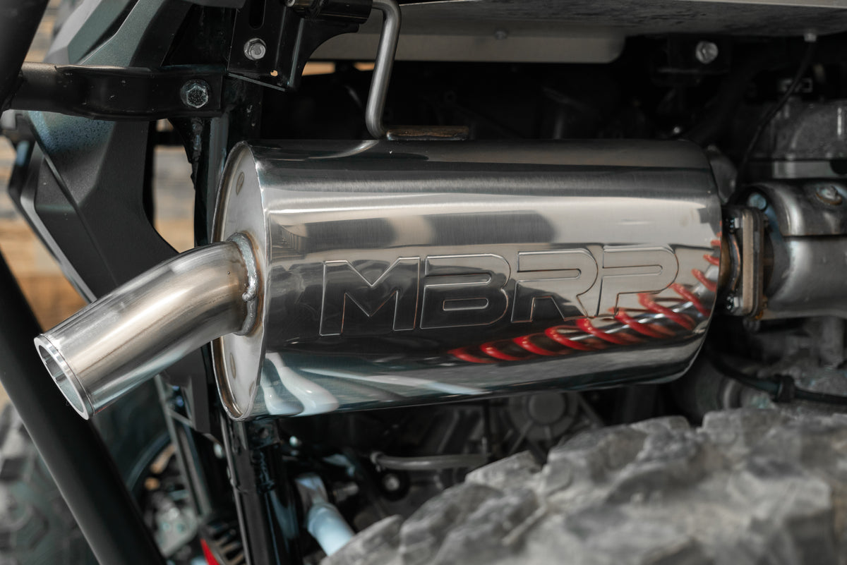 MBRP MBRP 2020 2026 Kawasaki Teryx KRX 1000 Single Slip-on Sport Series AT-9301SP | AT-9301SP