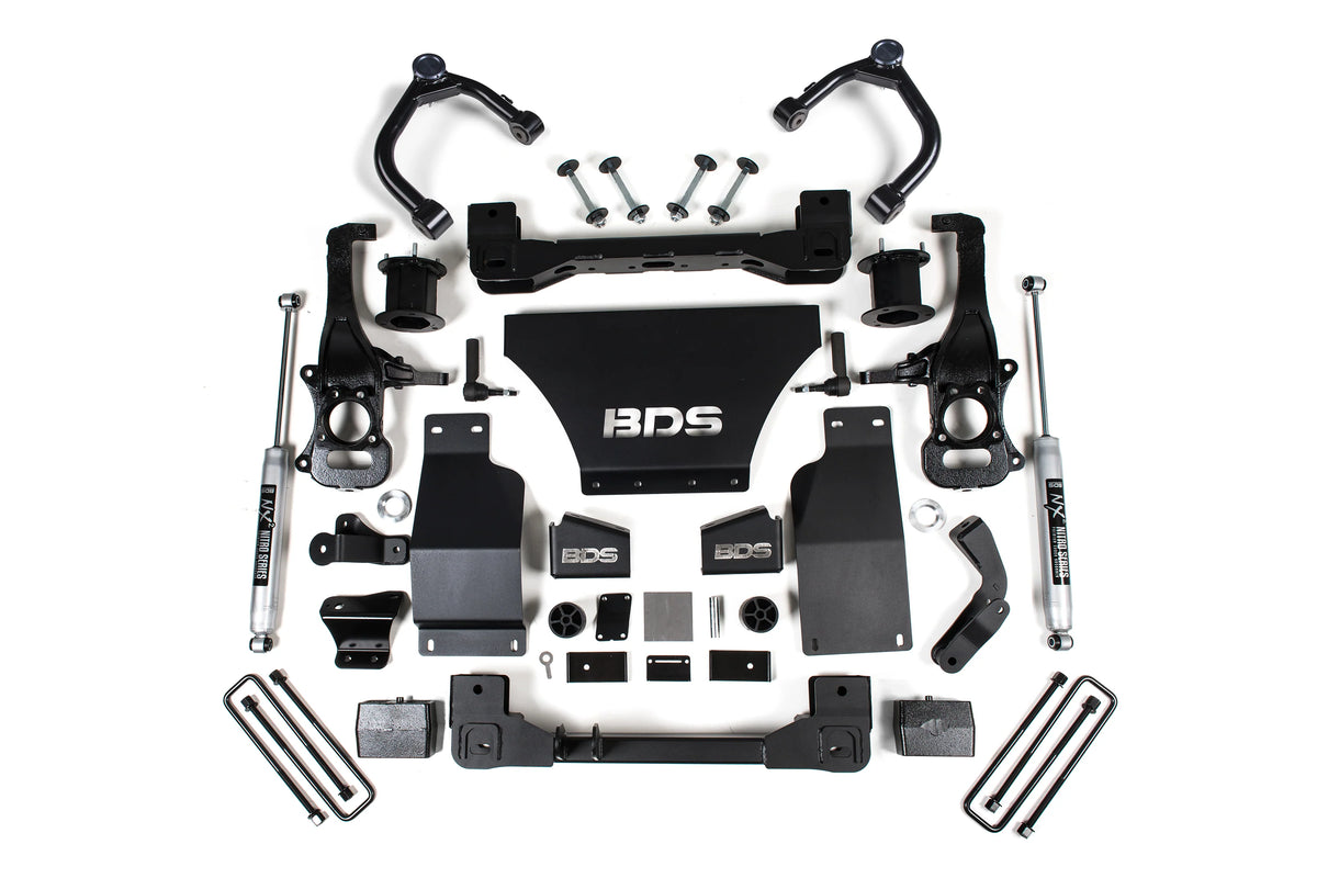 BDS Suspension 2019-2021 Chevy/GM 1500 4wd 4in Snap Ring Coilover - Gas | 1800FSR