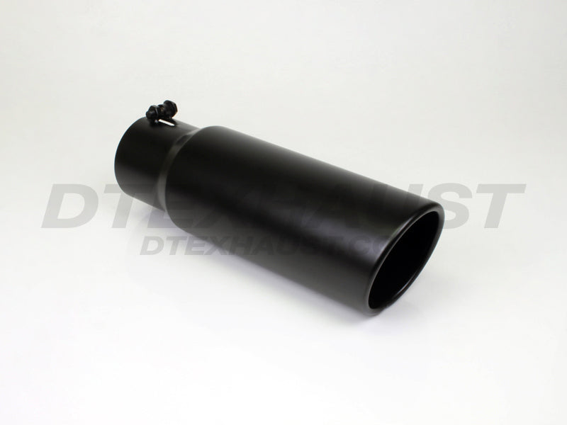 Different Trends Different Trends Black Powder Coated 5.00 x15.00 Rolled Slant Bolt On; i.d. 4.00 BQ9-405015RBK | BQ9-405015RBK