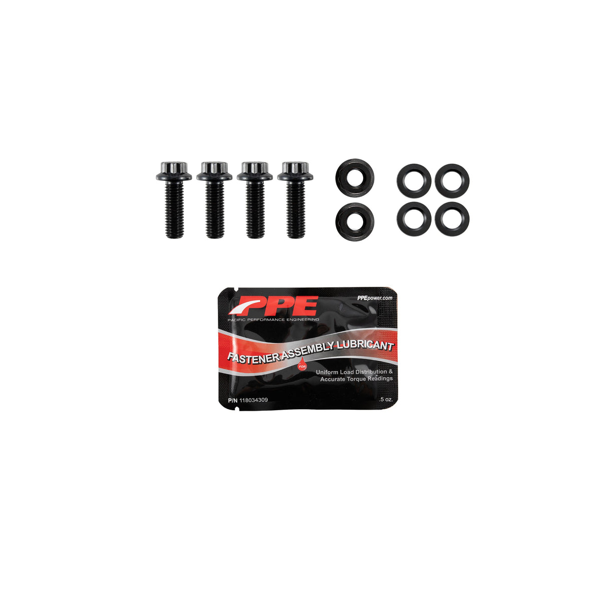 Pacific Engineering PPE Power Bolt Nut Set for GM 6.6L Duramax 2001-2004 LB7 Downpipe 117 000 400 and 117 000 424 117000403 | 117000403