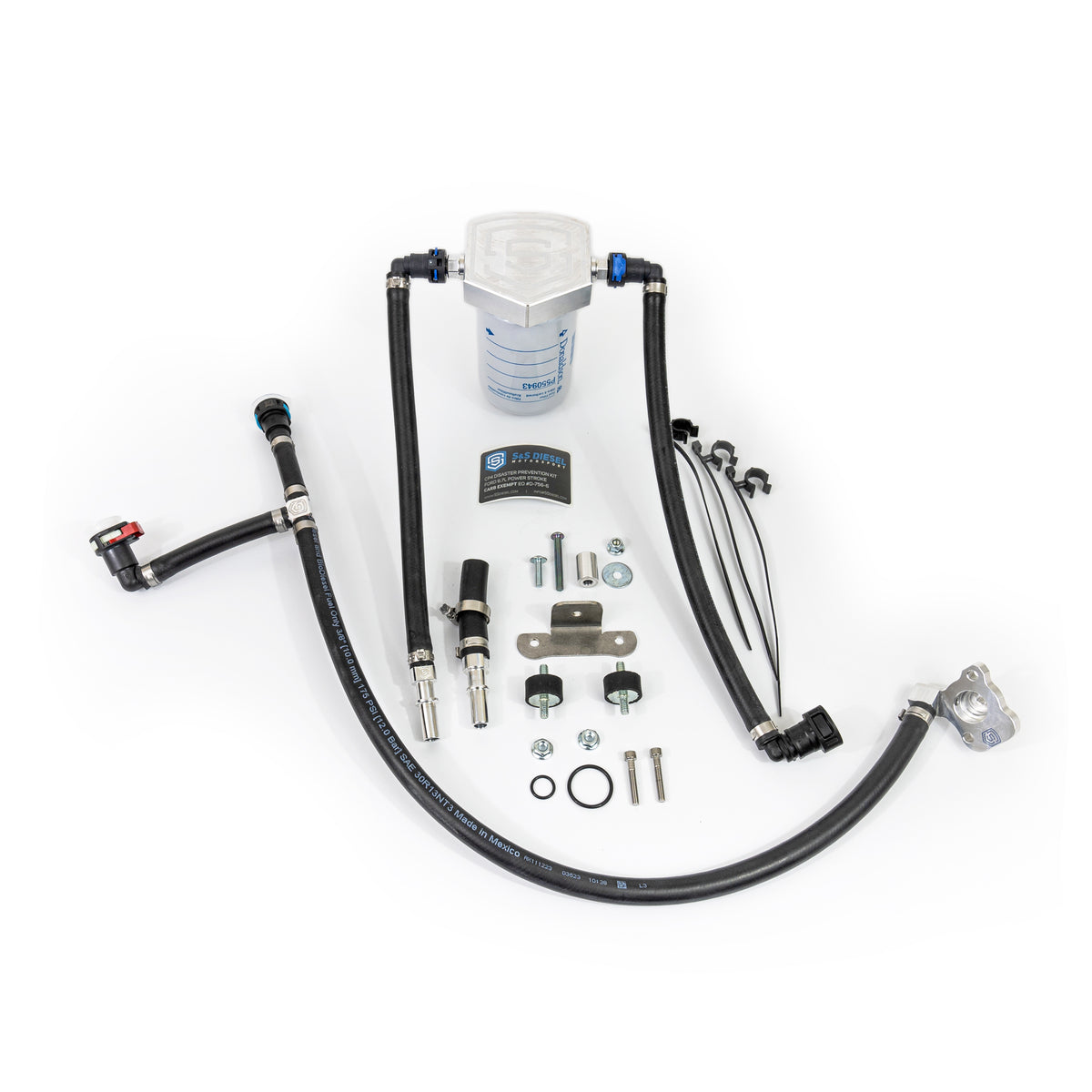 S&S Diesel S S Diesel Motorsport Gen2.1 Ford 6.7L CP4 Disaster Prevention Kit with Return Filter Assembly (2011-2025) CP4-6.7F-BP-G2.1 | CP4-6.7F-BP-G2.1