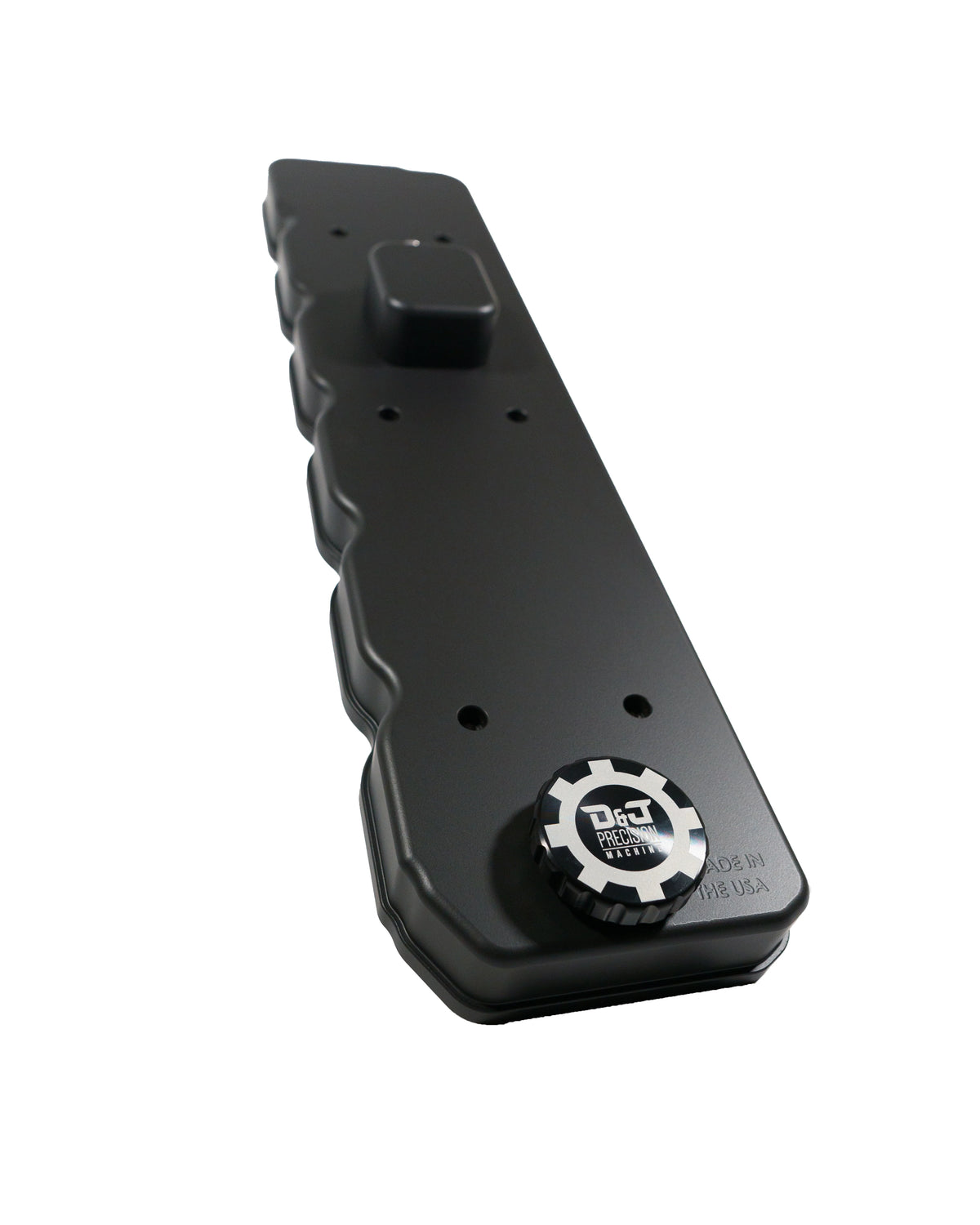 D&J PRECISION MACHINE D J Percision Billet Valve Cover Dodge Ram Cummins 5.9L 6.7L 06-24 Black Powder Coat DJPCNC100075 | DJPCNC100075