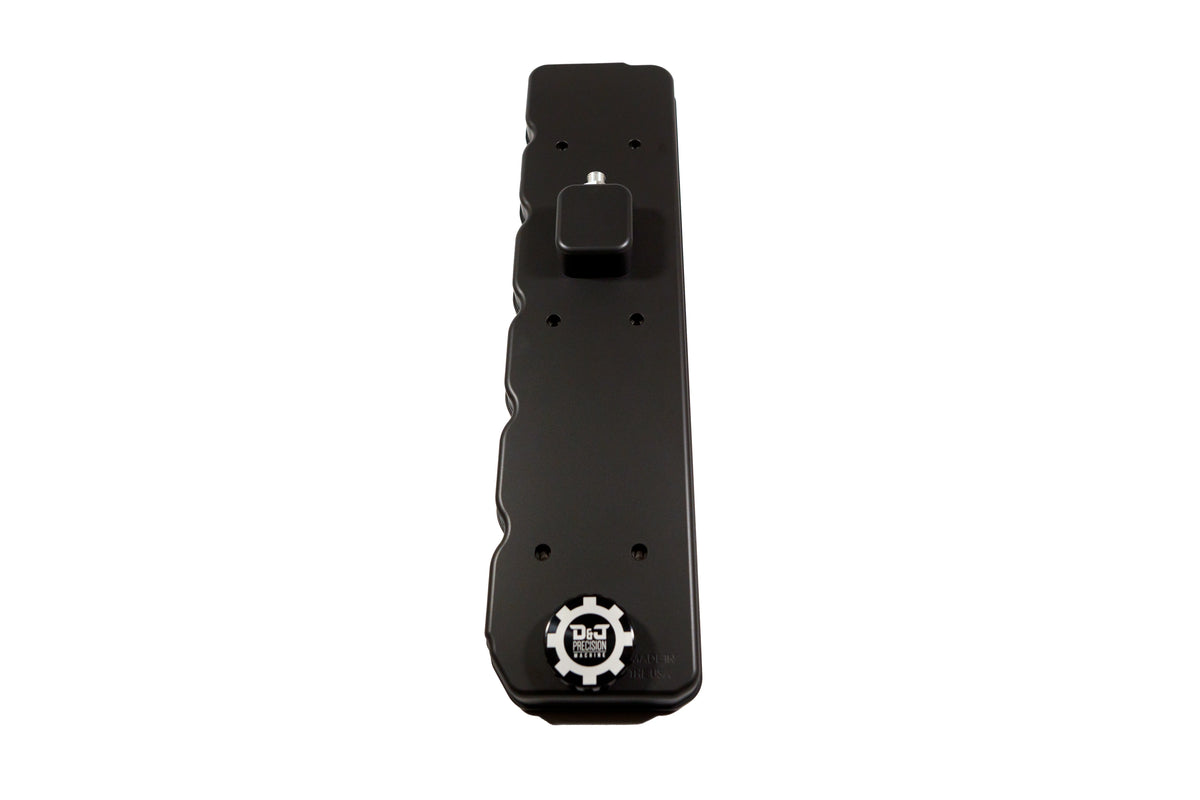 D&J PRECISION MACHINE D J Percision Billet Valve Cover Dodge Ram Cummins 5.9L 6.7L 06-24 Black Powder Coat DJPCNC100075 | DJPCNC100075