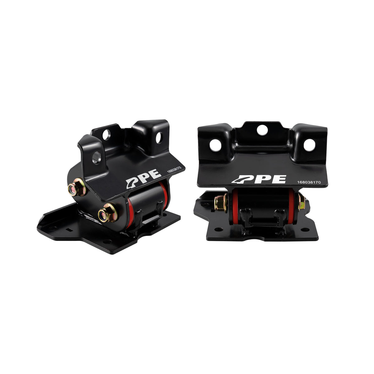 Pacific Engineering PPE Power Engine Mount Kit (Pair) - GM 8.1L Gas 2001-2007 - 70 Hardness Red 168038170 | 168038170