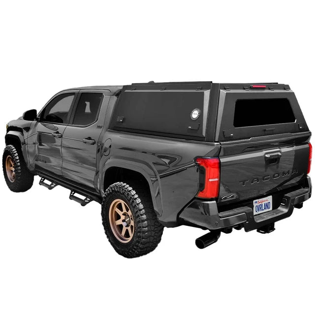 Overland Vehicle Systems OVS Expedition - Truck Cap W Full Wing Doors Front and Rear Windows 3rd Brake Light 70100025 | 70100025