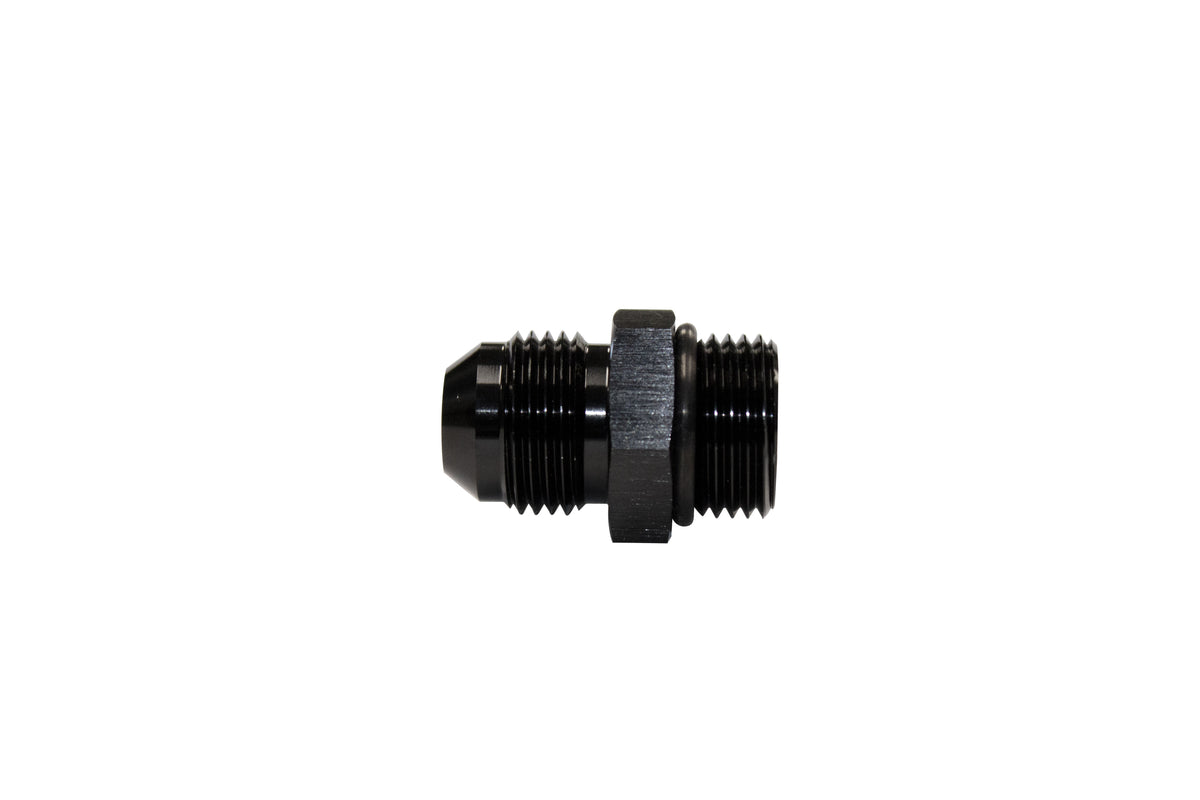 Fleece Performance Fleece Performance -8 to 3 4 -16 Straight Male Black with O-Ring FPE-APT-34-08 | FPE-APT-34-08