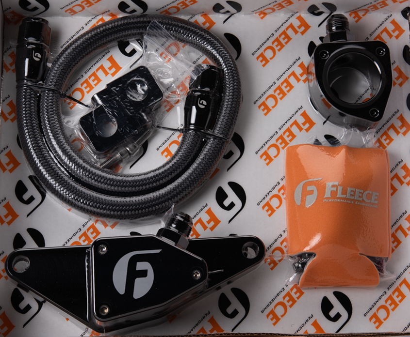 Fleece Performance Fleece Performance Cummins Coolant Bypass Kit 2003-2007 Manual Transmission FPE-CLNTBYPS-CUMMINS-MAN | FPE-CLNTBYPS-CUMMINS-MAN