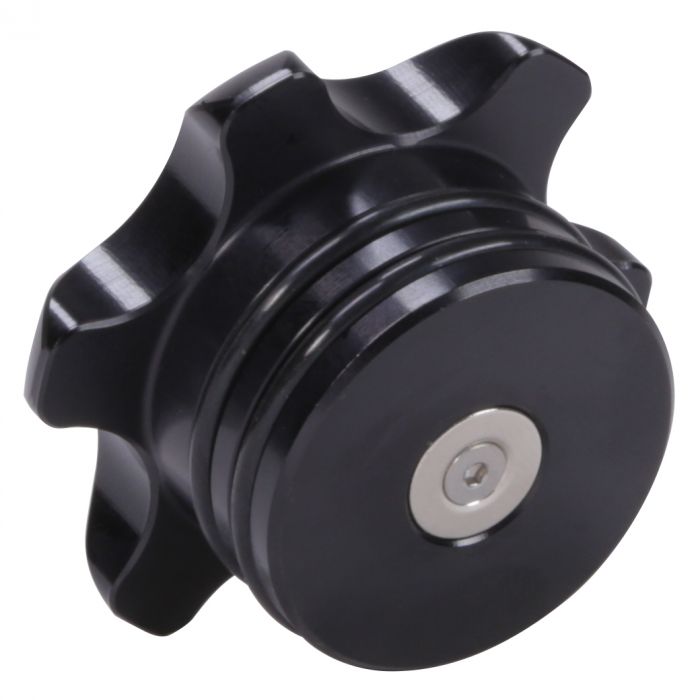 Fleece Performance Fleece Performance Black Anodized Billet Fuel Cap for 2013-2018 Cummins FPE-FC-1316-BLK | FPE-FC-1316-BLK