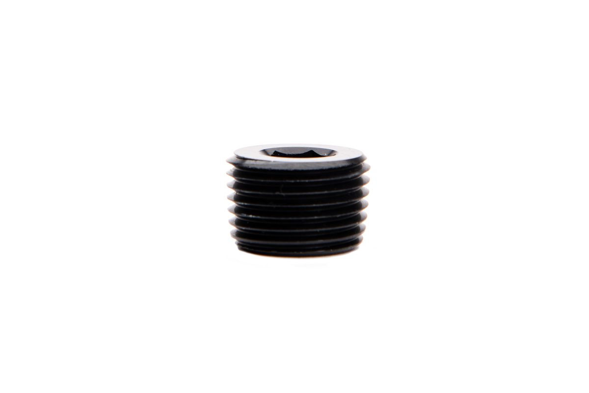 Fleece Performance Fleece Performance 1 8 NPT Hex Socket Plug Black FPE-NPT-18 | FPE-NPT-18