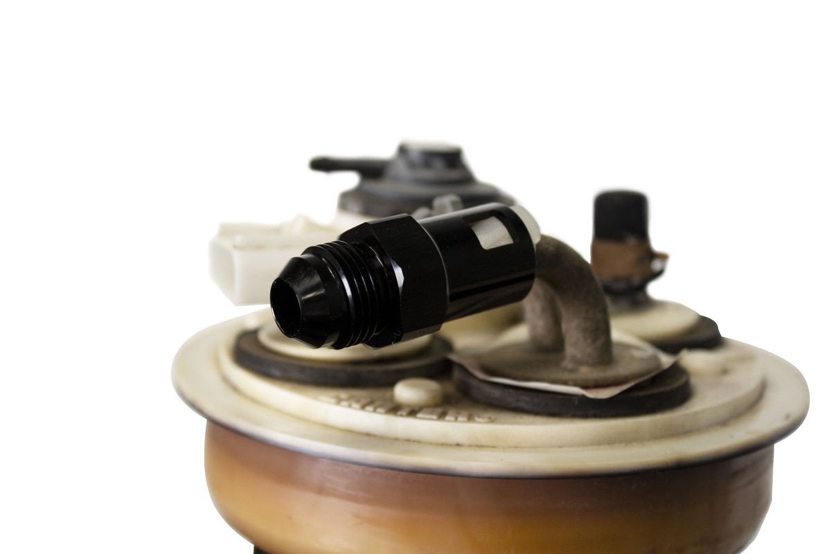 Fleece Performance Fleece Performance 3 8 Quick Connect to -8AN Male Adapter for OEM Dodge Ram Cummins Sending Unit FPE-QUCON-OE-38 | FPE-QUCON-OE-38