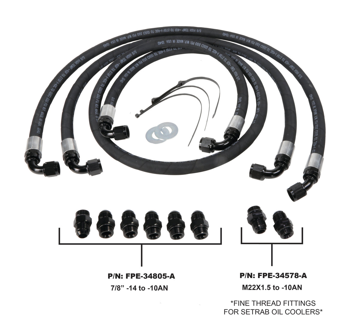 Fleece Performance Fleece Performance Allison Transmission Cooler Lines for 2006-2010 LBZ-LMM FPE-TL-LBZ-LMM | FPE-TL-LBZ-LMM