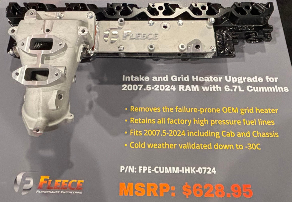 Fleece Performance Fleece Perfromance Intake Grid Heater Kit FLCFPE-CUMM-IHK-0724 | FPE-CUMM-IHK-0724