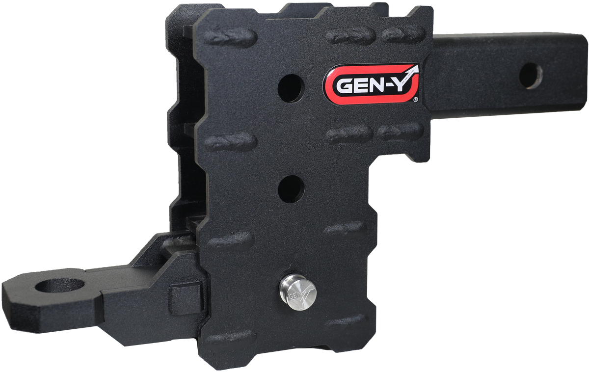 Gen-Y Hitch PHANTOM 2 Hollow Shank 4.5 Drop 5k Tow .5K TW with Mount Pin And Clip | GH-102358