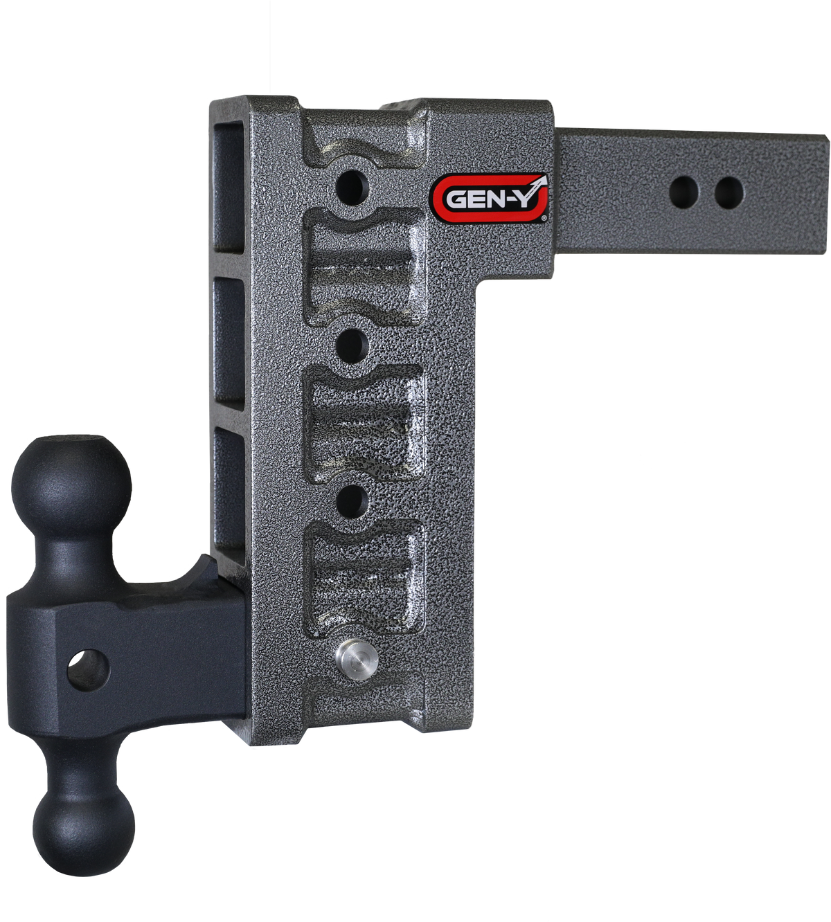 Gen-Y Hitch MEGA-DUTY 25in Shank 9in Drop 3K TW 21K Hitch and GH-061 Versa-Ball | GH-614