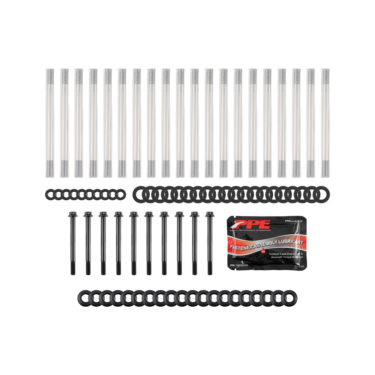 Pacific Engineering PPE Power Head Stud Kit - Ford 6.0L Power Stroke 2003-2007 - PPE High Yield 318034450 | 318034450