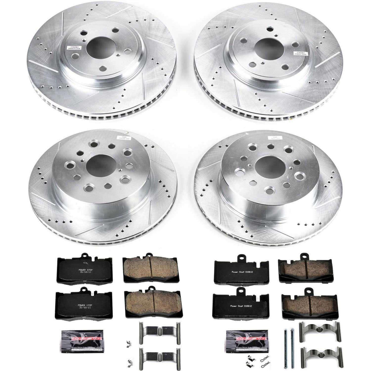 PowerStop POWERSTOP FRONT AND REAR Z23 EVOLUTION BRAKE KIT K4462 | K4462