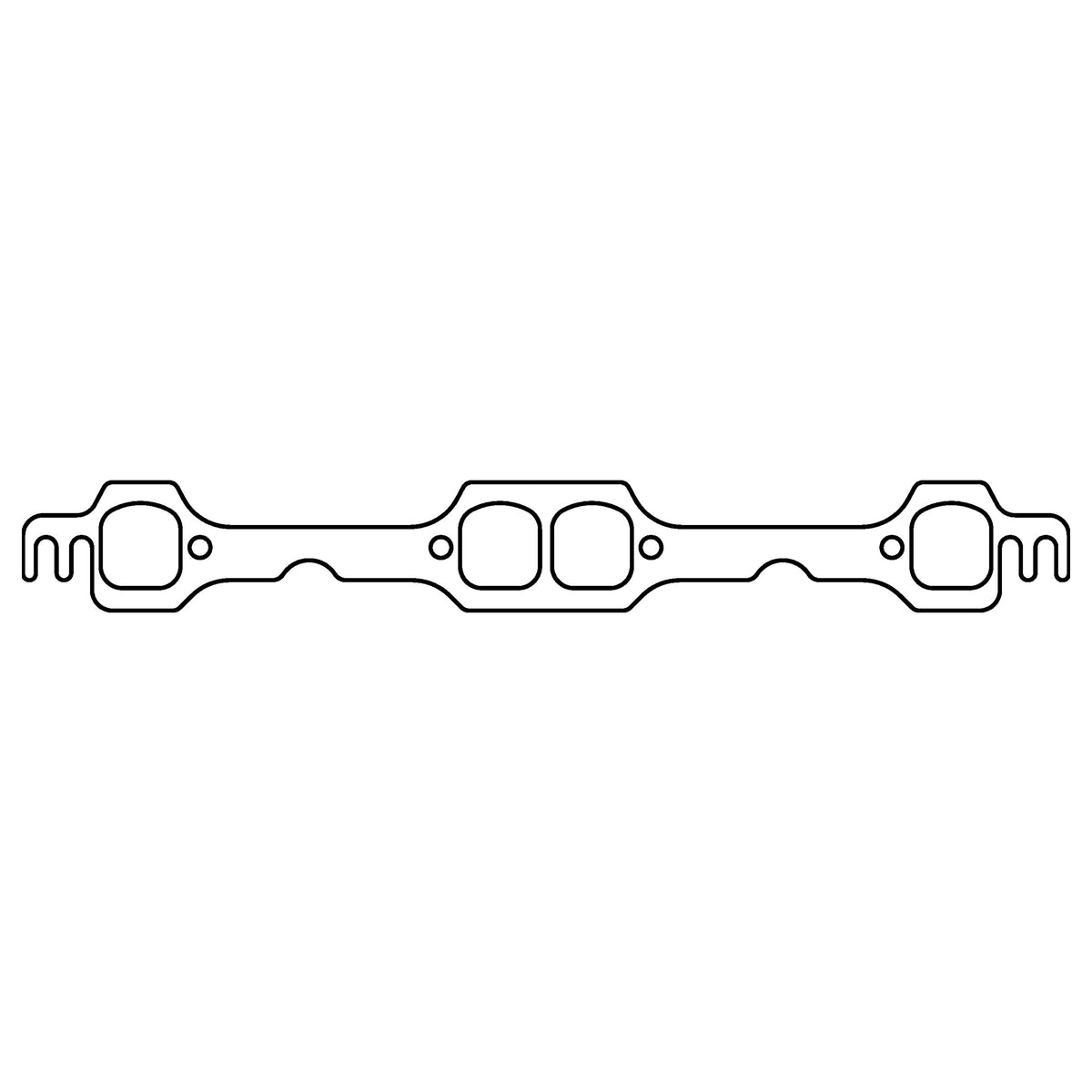 Cometic Gasket Cometic GM LT1 LT4 Gen-2 Small Block V8 .043 Copper Exhaust Manifold Gasket Set 1.600 x 1.500 D-Ports C15347C | C15347C