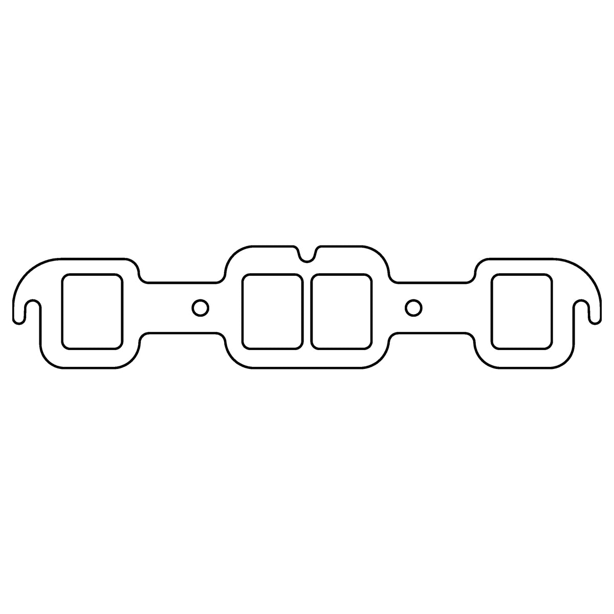 Cometic Gasket Cometic Oldsmobile 400 425 455 .094 HTG Exhaust Gasket Set 1.920 x 1.550 Rectangular Ports C15330HTG | C15330HTG