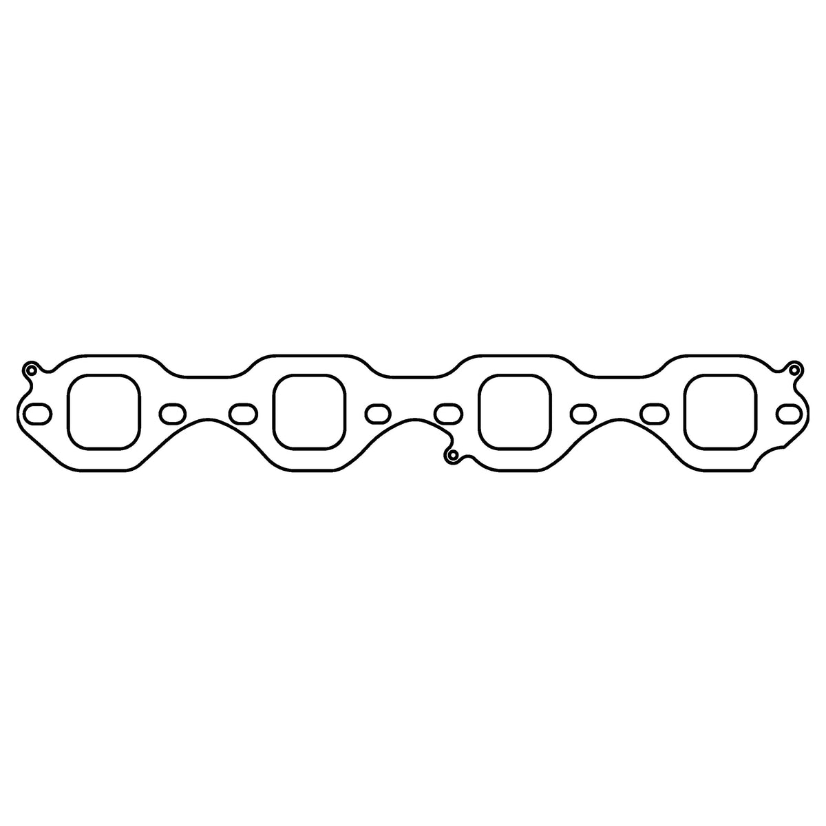 Cometic Gasket Cometic Ford 302 351W Windsor V8 .030 MLS Exhaust Manifold Gasket Set 1.516 x 1.570 Rectangle Port C15176-030 | C15176-030