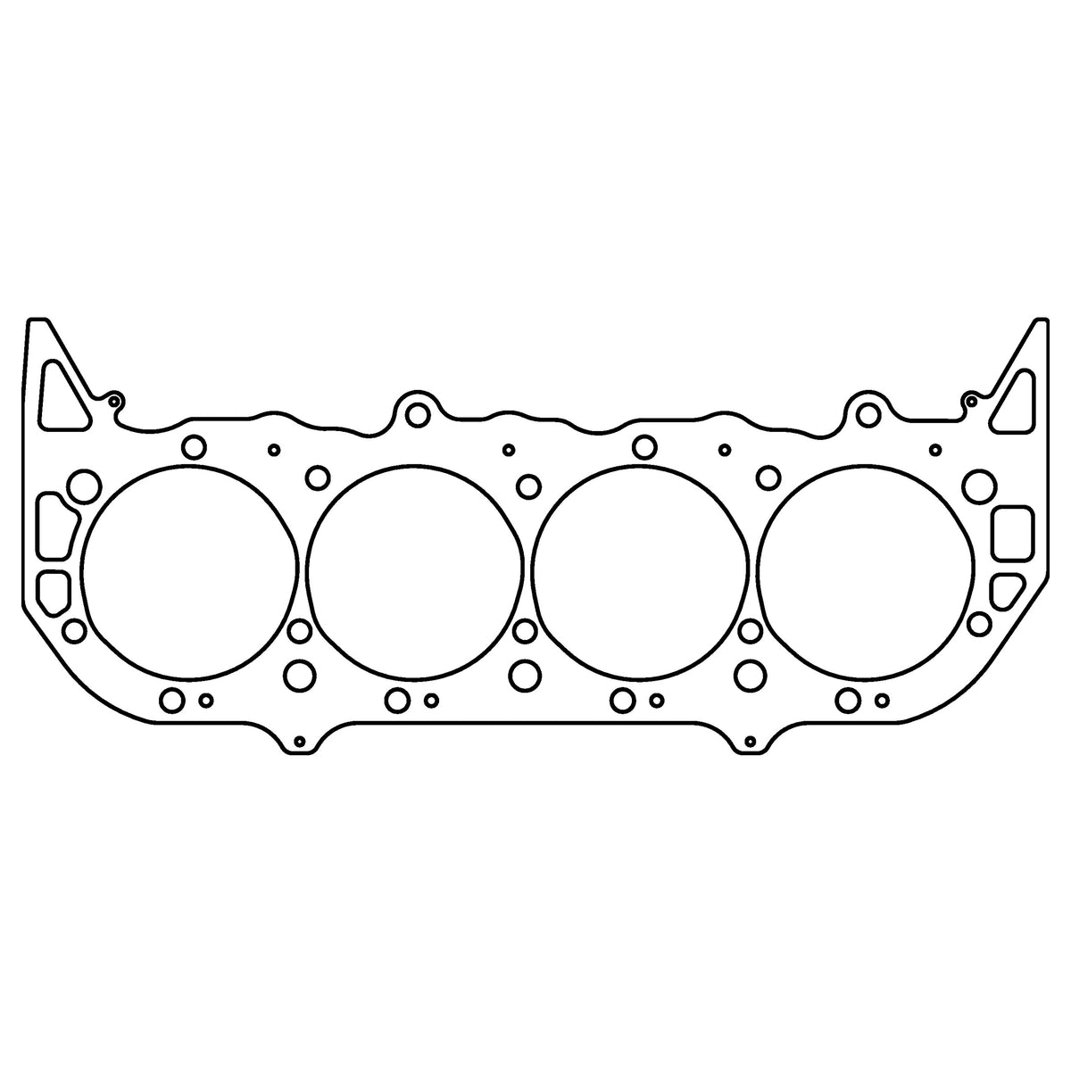 Cometic Gasket Cometic Chevrolet Mark-IV Big Block V8 .040 MLS Cylinder Head Gasket 4.580 Bore Valve Pocketed Bores C15513-040 | C15513-040