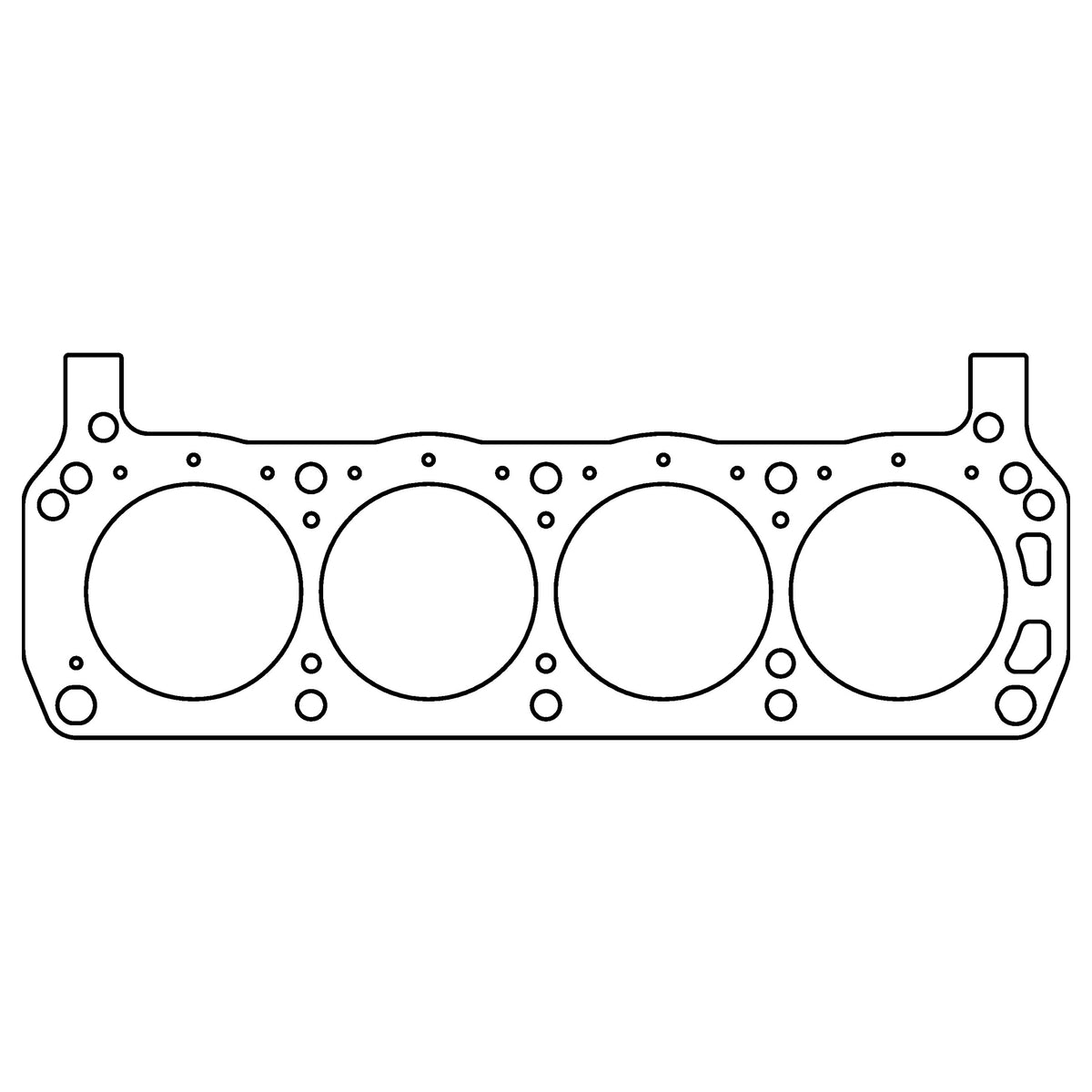 Cometic Gasket Cometic Ford Windsor V8 .043 Copper Cylinder Head Gasket 4.000 Bore Non-SVO C15420-043 | C15420-043