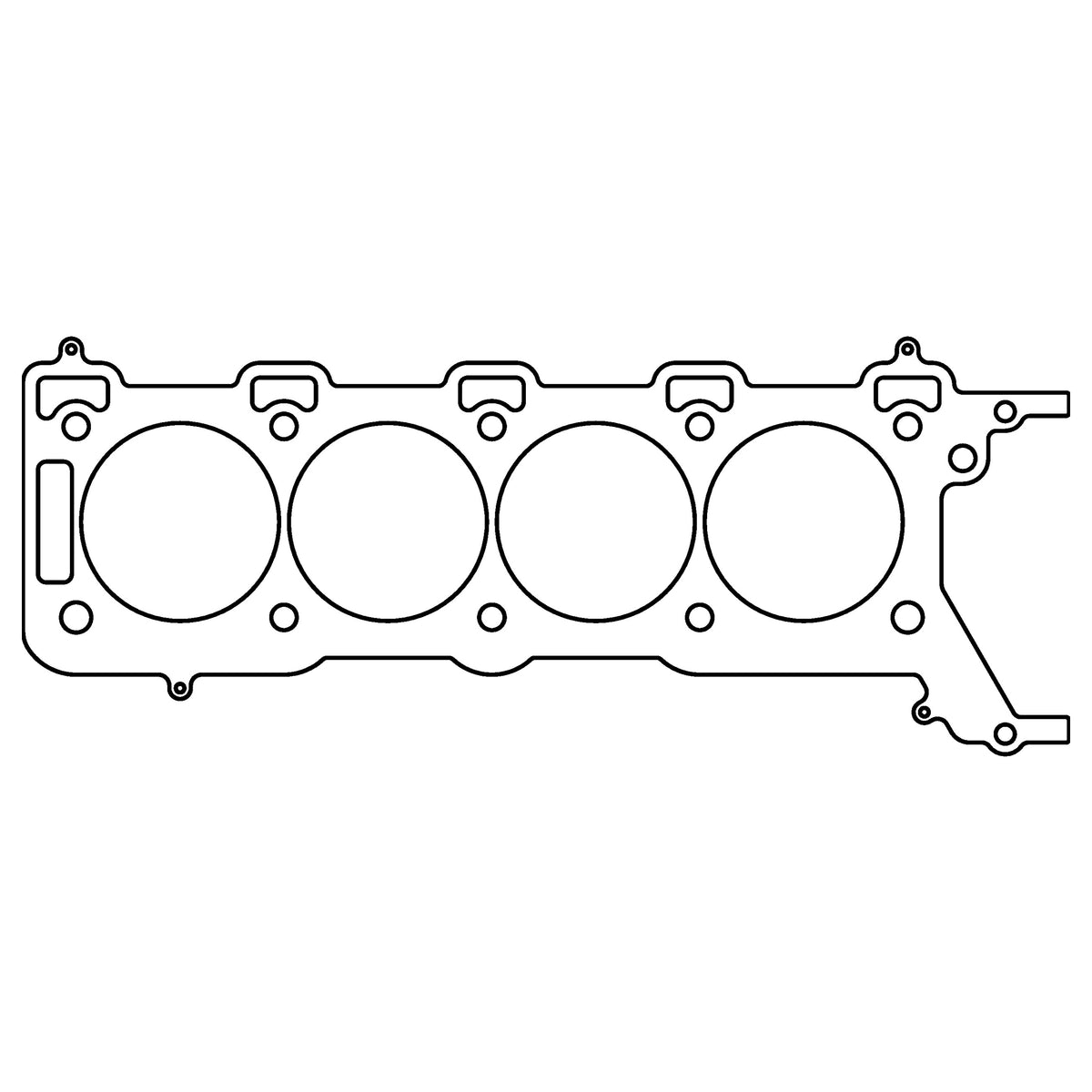 Cometic Gasket Cometic Jaguar AJ26 AJ26S AJ27 AJ27S AJ28 AJ33 AJ33S AJ34 AJ34S .040 MLS Cylinder Head Gasket 93mm Bore LHS C4376-040 | C4376-040