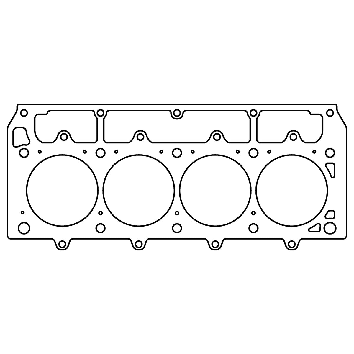 Cometic Gasket Cometic GM LSX Gen-4 Small Block V8 .043 Copper Cylinder Head Gasket 4.100 Bore LHS C15409-043 | C15409-043