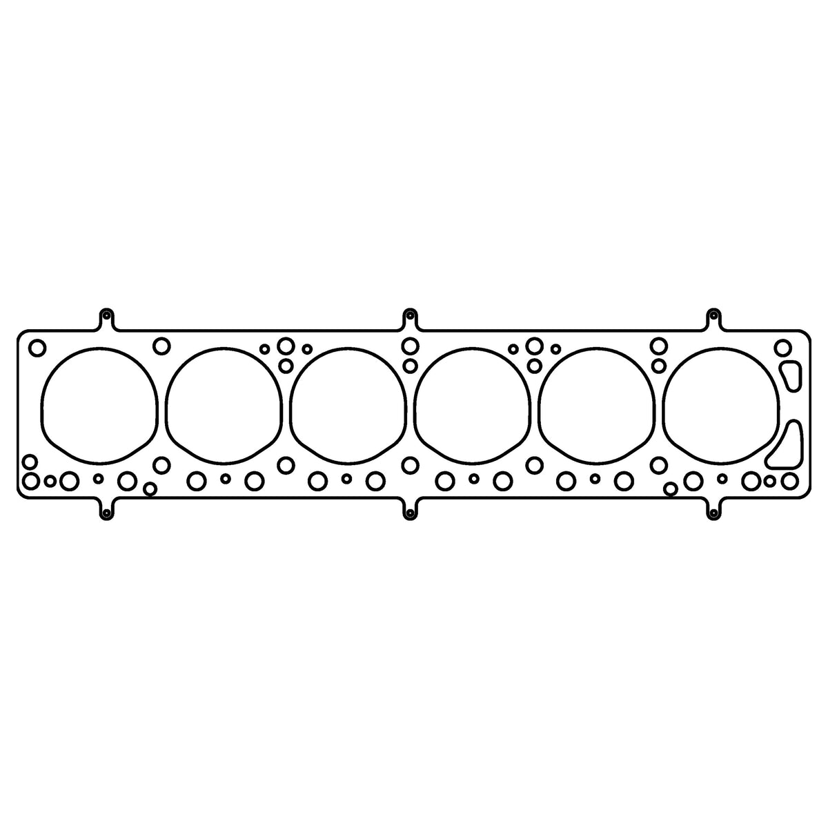 Cometic Gasket Cometic Holden 2.8 3.3L Blue Black Inline 6 .051 MLS Cylinder Head Gasket 96mm Bore C14032-051 | C14032-051