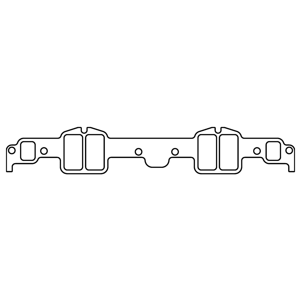 Cometic Gasket Cometic Chevrolet 348 409 W-Series Big Block V8 .059 Fiber Intake Manifold Gasket Set No Crossover C15284-059 | C15284-059