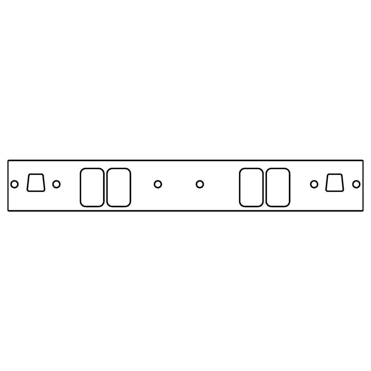 Cometic Gasket Cometic Chevrolet RaceSaver 305 Sprint V8 .060 Fiber Intake Manifold Gasket Set 1.287 x 2.094 Rectangle Port C15685-060 | C15685-060