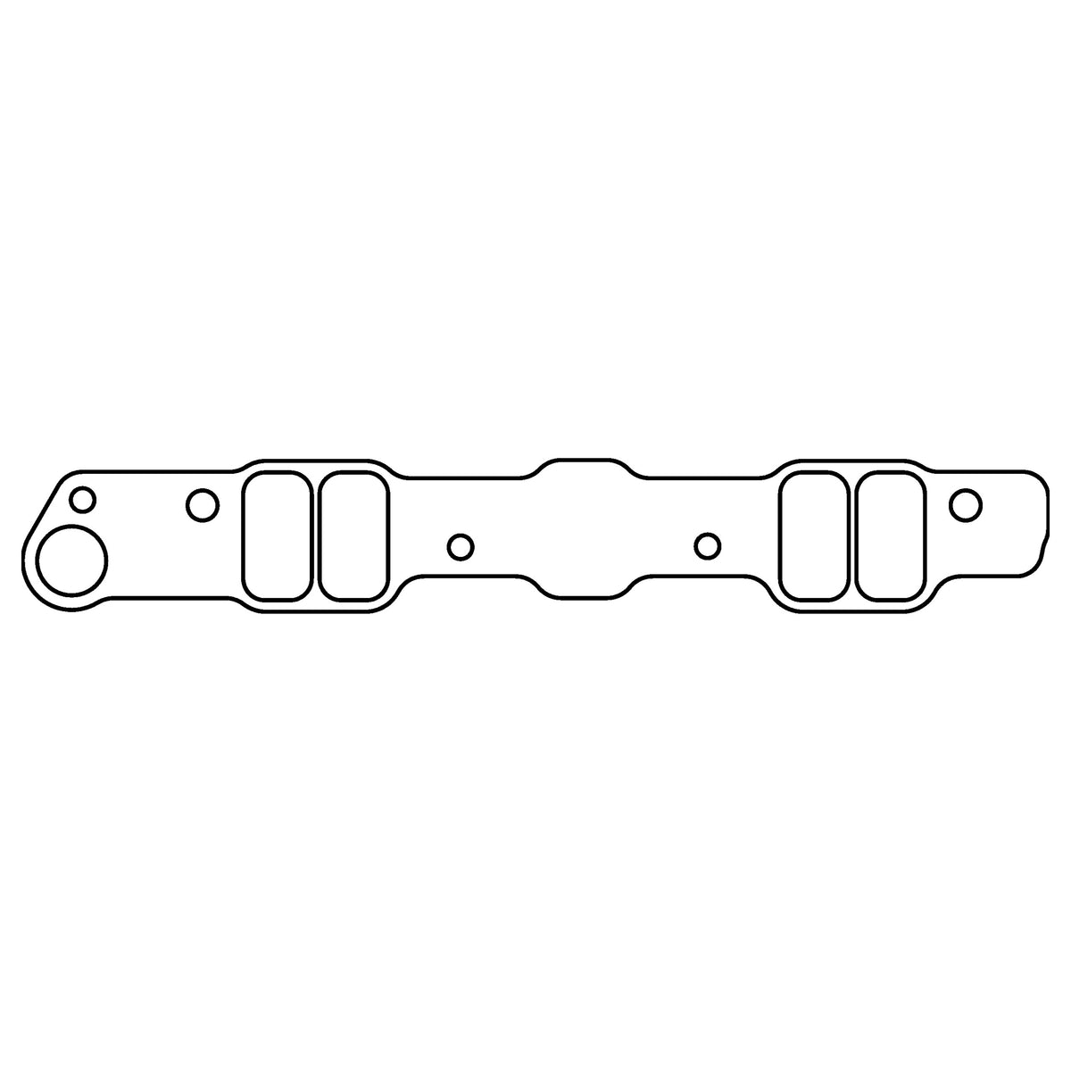 Cometic Gasket Cometic Pontiac 400 V8 .060 Fiber Intake Gasket Set 2.200 x 1.180 Rectangular Ports W Ram Air C15331FC | C15331FC
