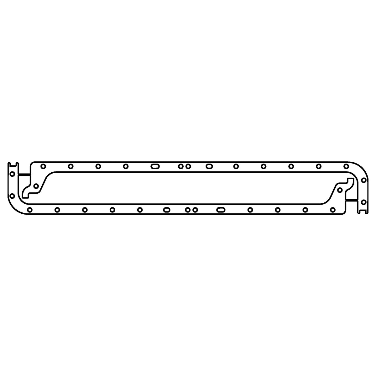 Cometic Gasket Cometic Jaguar XK6 .060 AFM Oil Pan Gasket Set Side Rails Only C4259-060 | C4259-060