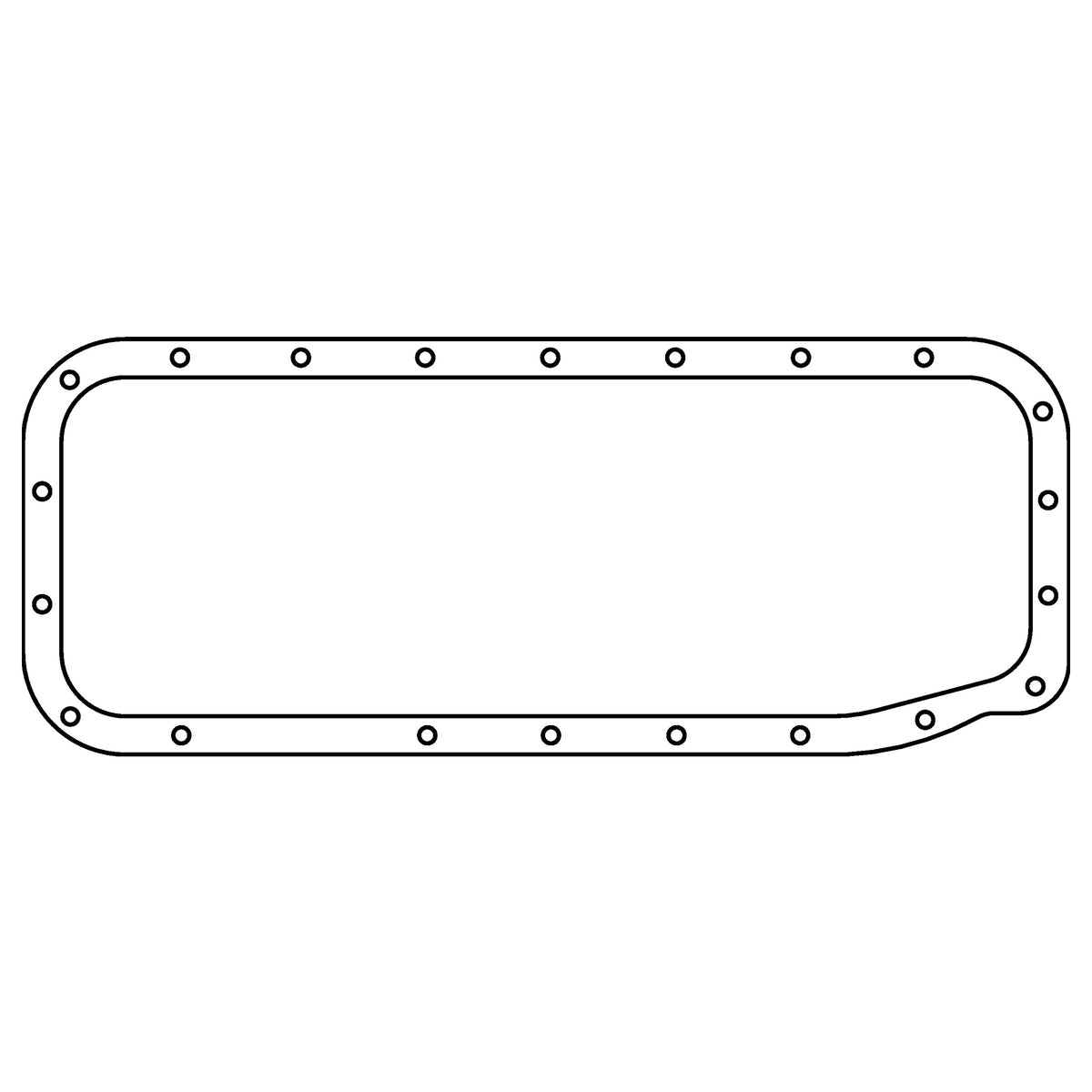 Cometic Gasket Cometic Ford Y Block .094 Fiber Oil Pan Gasket C15084 | C15084