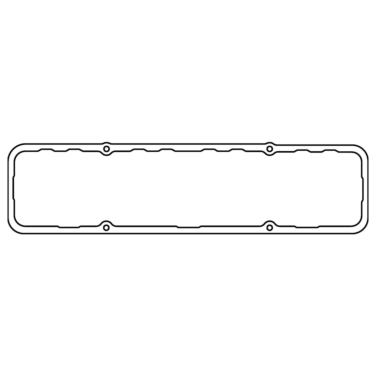 Cometic Gasket Cometic Chevrolet Gen-1 Small Block V8 .188 Fiber Valve Cover Gasket Set 18 23 Degree Heads C15613-188 | C15613-188