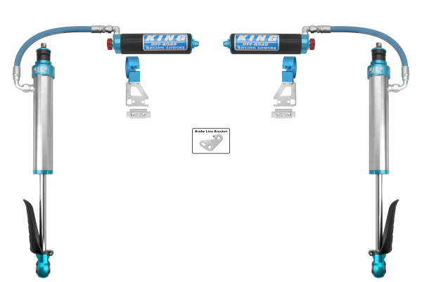 King Shocks King Shock TACOMA 24 REAR 2.5 DIA. REMOTE RESERVOIR SHOCK W ADJUSTER (PAIR) RECOMMENDED SWAY BAR LINK KIT (20001-294) 25001-409A | 25001-409A